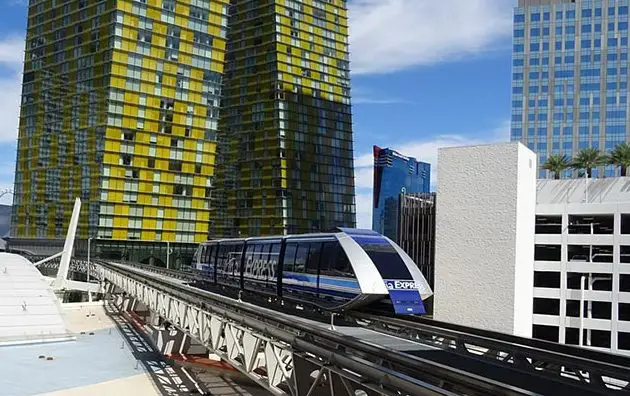 Los distintos monorraíles y tranvías de Las Vegas