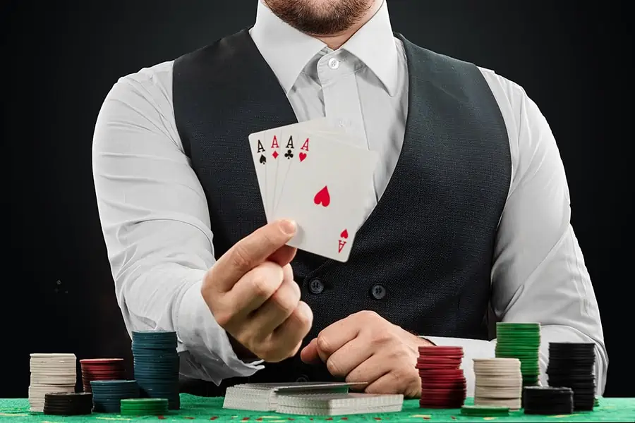 ¿Cuánto ganan los crupieres de casinos en Las Vegas?